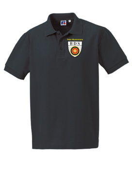BDS Poloshirt mit gesticktem Brustlogo